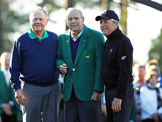 Nicklaus, Player take tee shots to start Masters