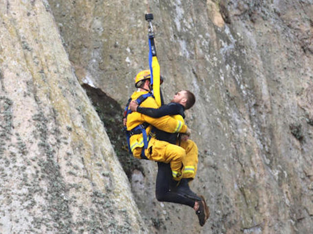 Man who scaled cliff to arrested for drugs