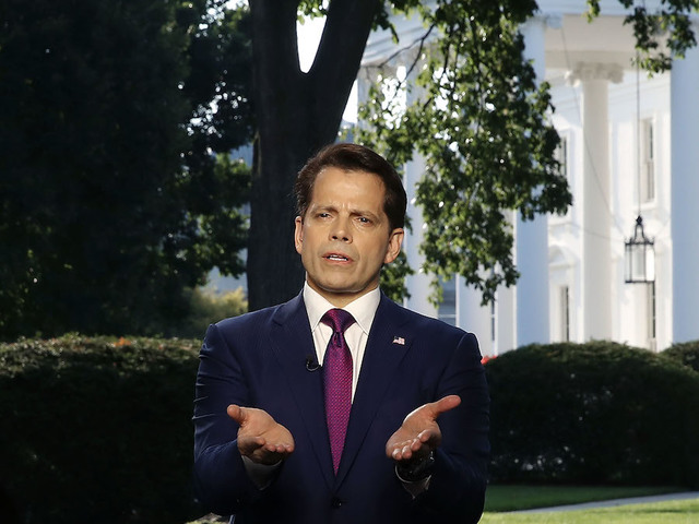 Scaramucci cancels plans to speak to media