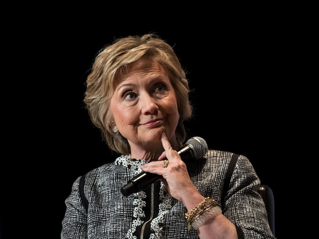 Hillary Clinton asks supporters to 'stand up to NRA' hours after Las Vegas shooting