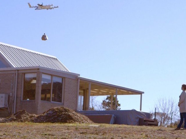 Google drones will drop burritos into people's yards in Australia