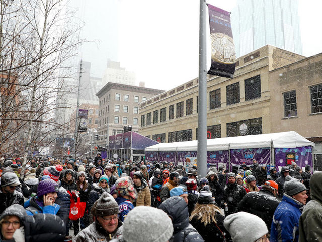 Black Lives Matter protesters block transit lines in Minneapolis before Super Bowl