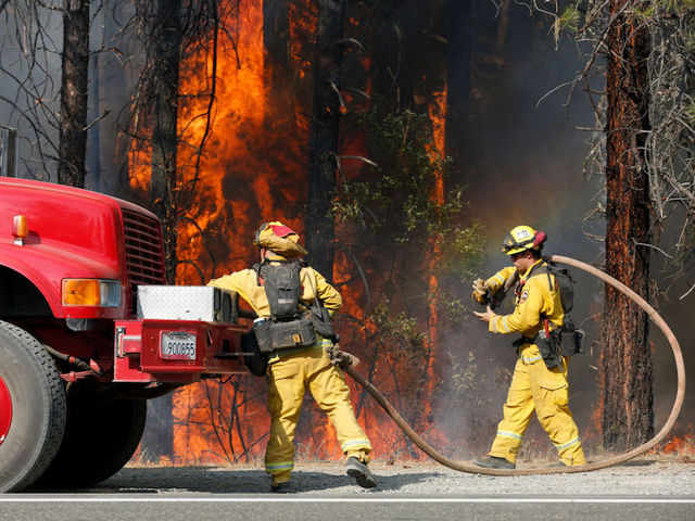 Wildfires in California have now scorched land the size of Los Angeles